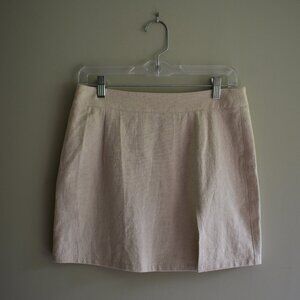Lioness Cream-colored Mini Skirt